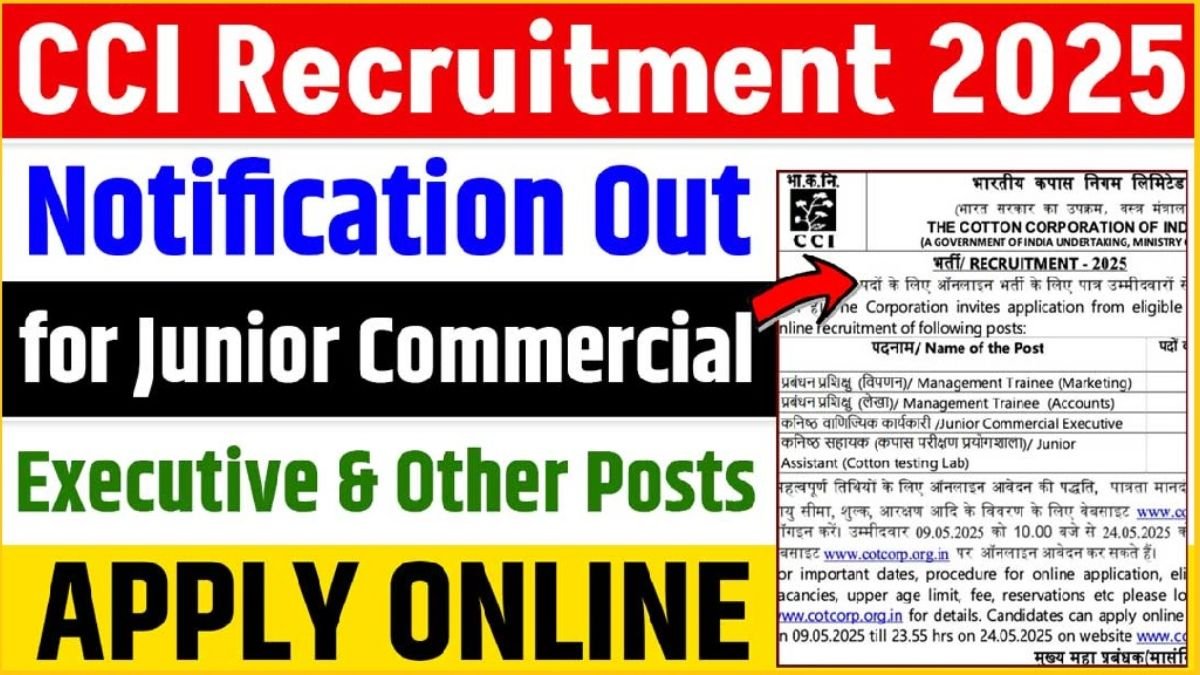 CCI Bharti 2025