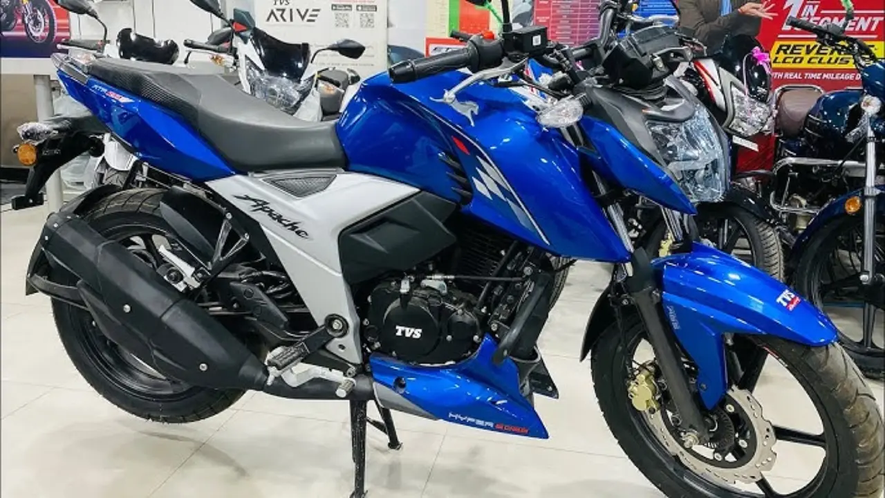 TVS Apache RTR 160 4V: 17.31 bhp power, 3 ride modes and price ₹ 1.23 lakh